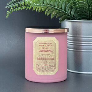 BBW Pink Apple Punch Bath & Body Works Single Wick Candle
